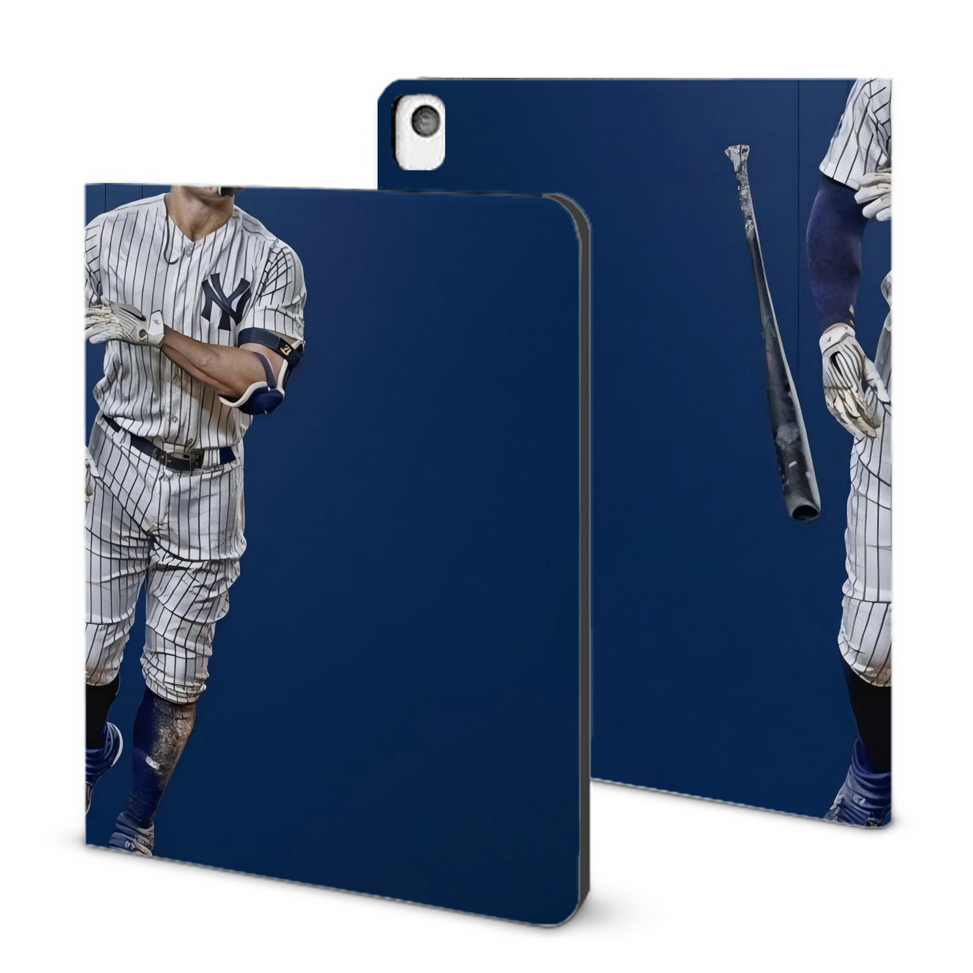Giancarlo Stanton 12 IPad Book-Style Case With Pencil Slot – Slim PU & TPU Cover – Full Protection, Precise Fit, Water & Scratch Resistant